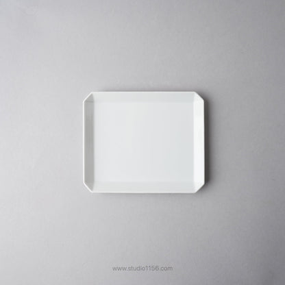有田焼 スクエアプレート プレーン ホワイト / TY Square Plate Plain White