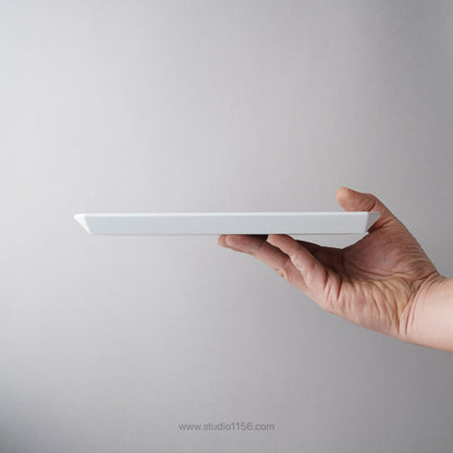 有田焼 スクエアプレート プレーン ホワイト / TY Square Plate Plain White