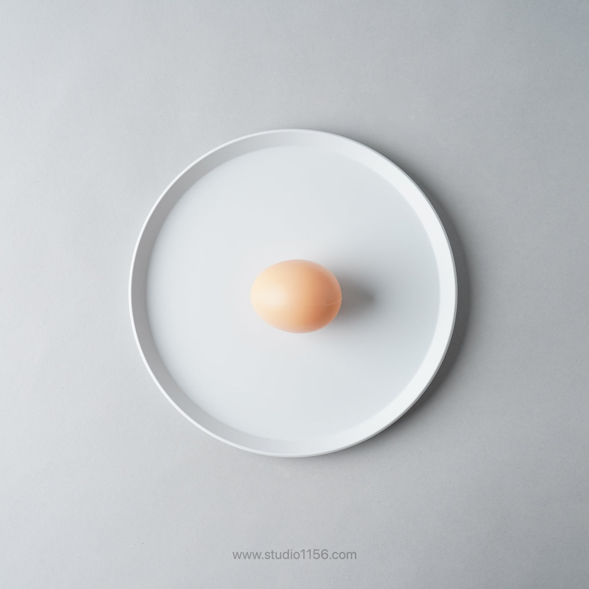 有田焼 ラウンドプレート グレー / TY Round Plate Plain Gray