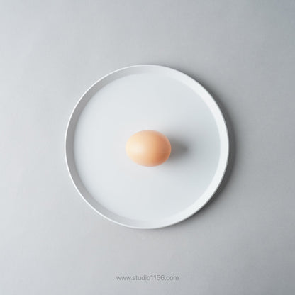 有田焼 ラウンドプレート グレー / TY Round Plate Plain Gray