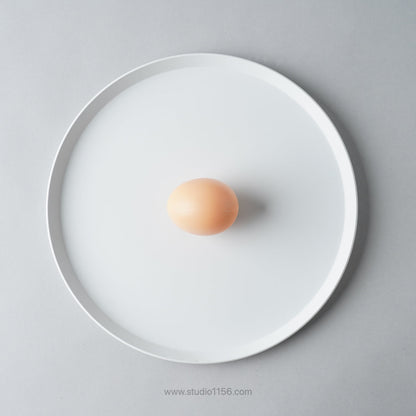 有田焼 ラウンドプレート グレー / TY Round Plate Plain Gray