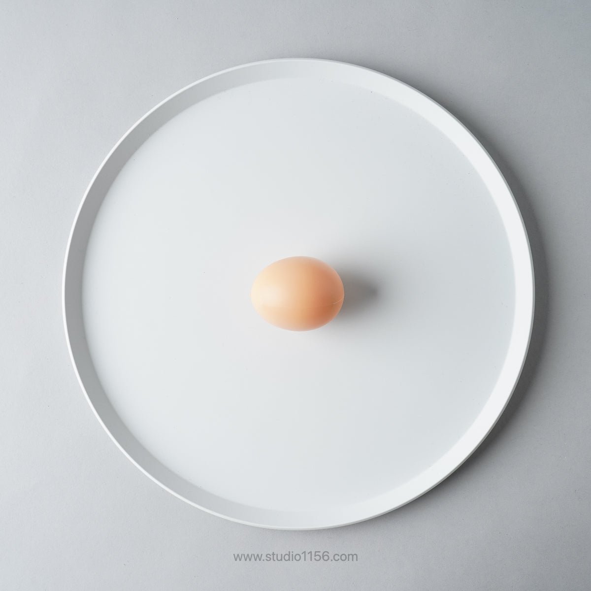 有田焼 ラウンドプレート グレー / TY Round Plate Plain Gray