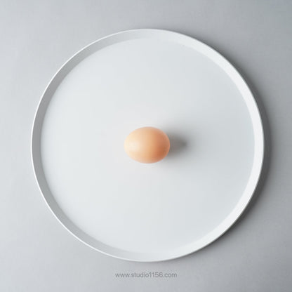 有田焼 ラウンドプレート グレー / TY Round Plate Plain Gray